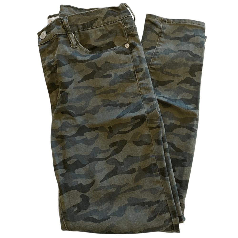 Hudson Blair High Rise Super Skinny Ankle Camo Pants 30